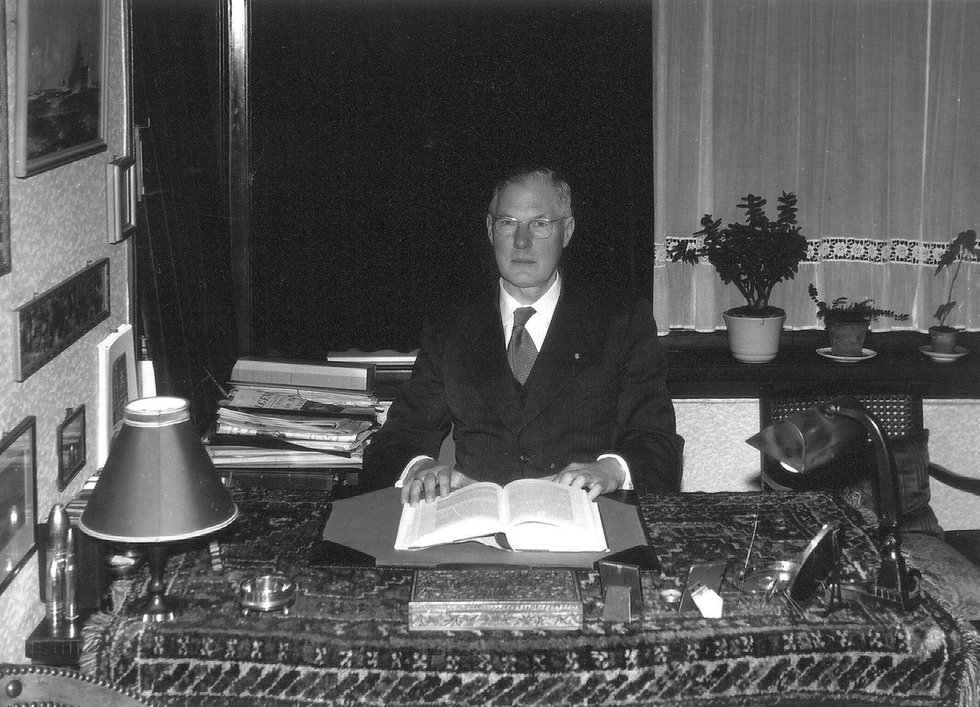 Foto 3. A.G. Vromans in 1968 