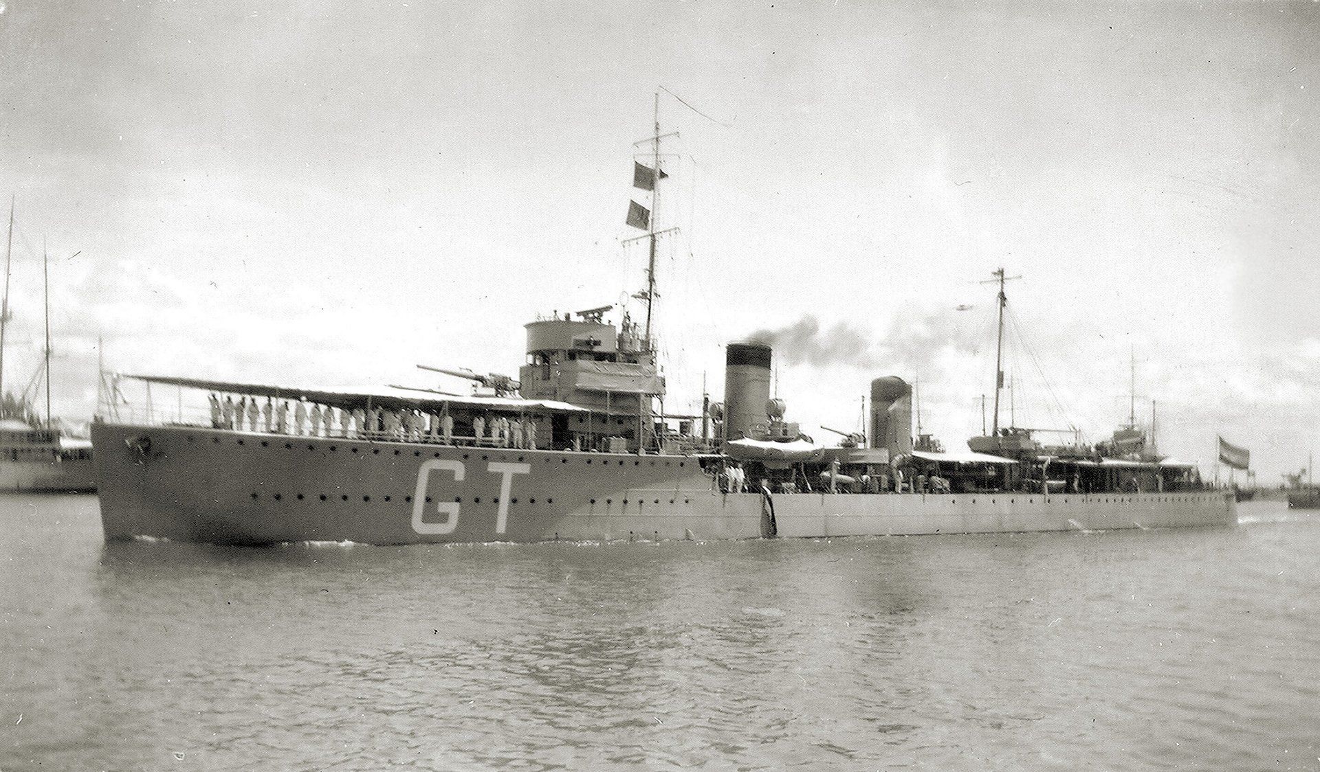 Foto 4. Hr. Ms. torpedobootjager van Ghent 