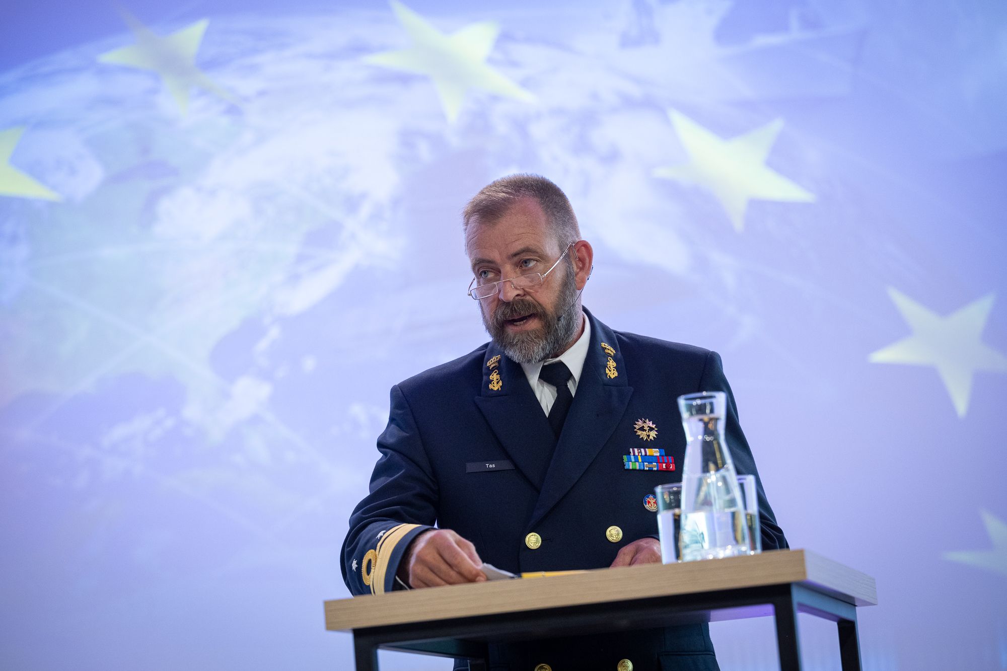 Rotterdam, 5 eptember 2024. KEY NOTE COMMANDANT ZEESTRIJDKRACHTEN  Admiraal Tas