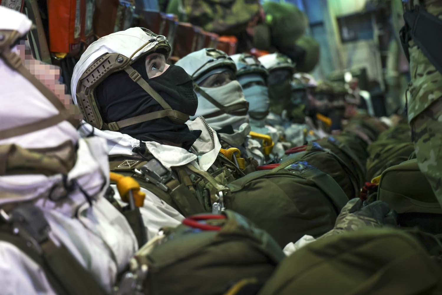 UK's Commando Force and Royal Netherlands Marine Corps parachute jump