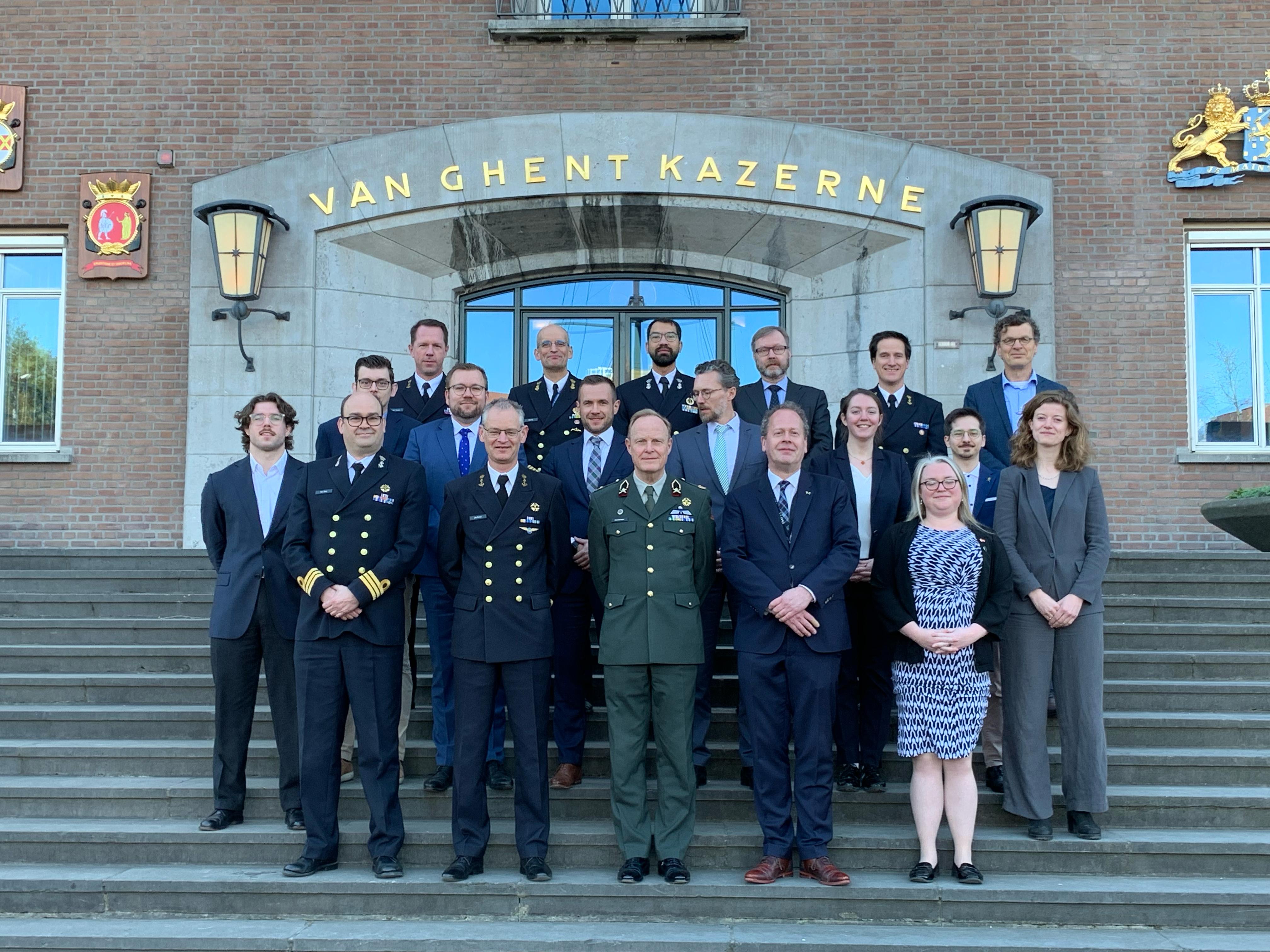 International academics and naval professionals at the Rotterdam Seapower Symposium, April 2025